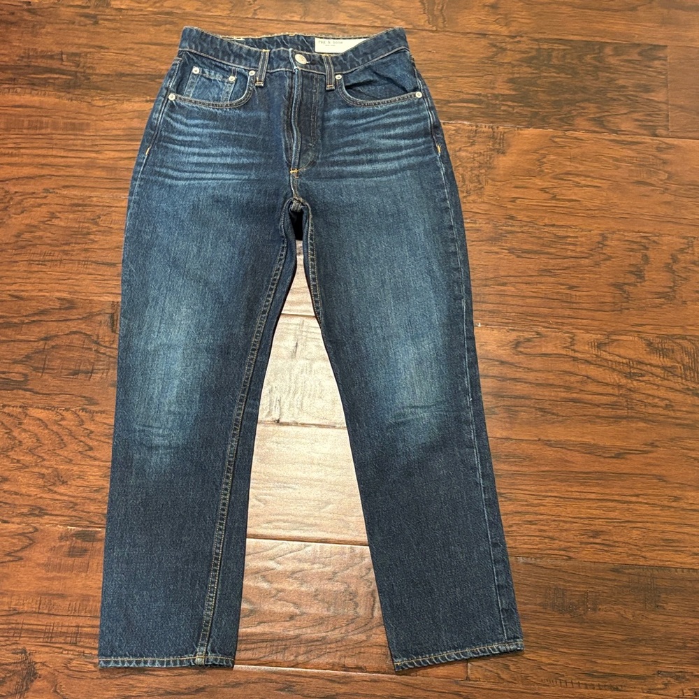 rag & bone Nina High Rise Blue Jeans